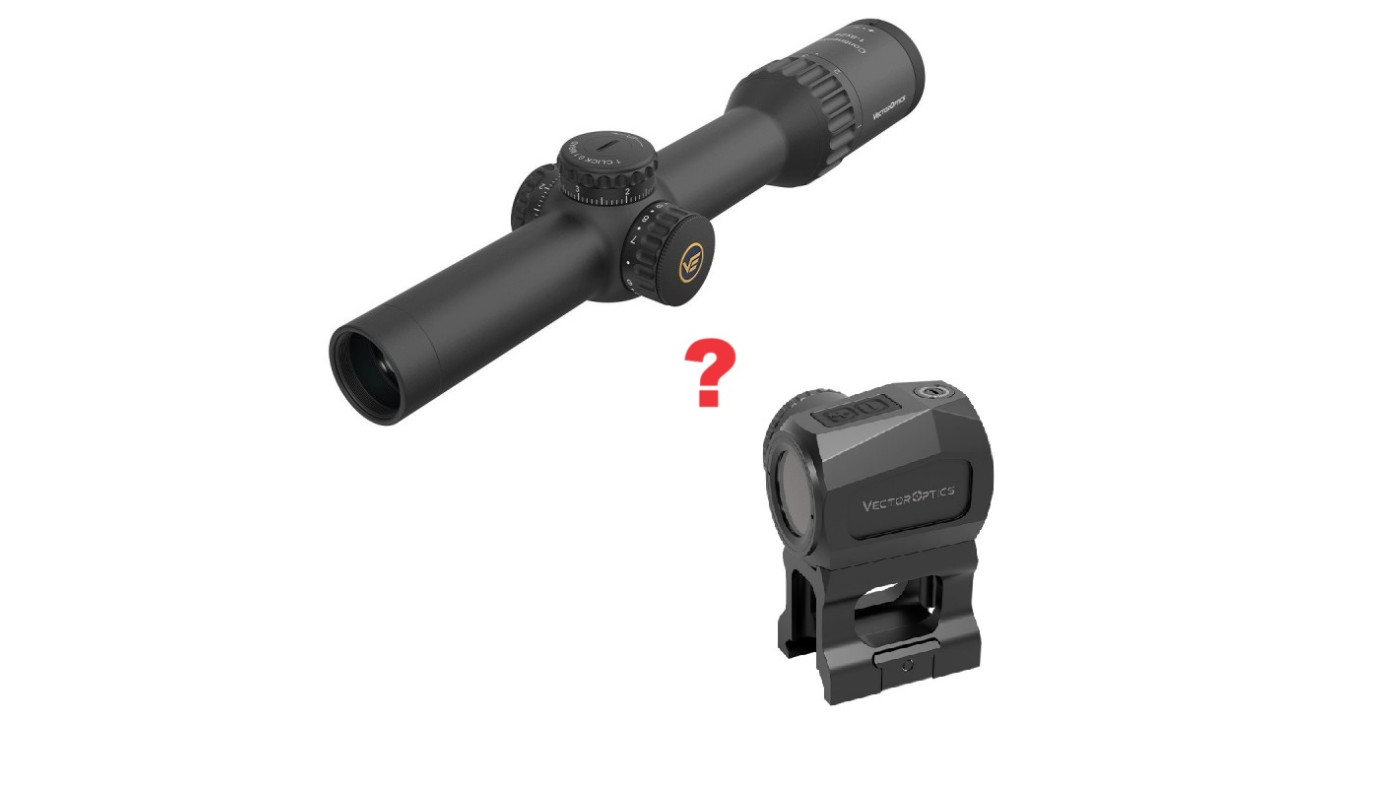 Riflescope or red dot?