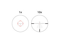 Puškohľad Vector Optics Continental x10 1-10x28 ED RAR-C FFP