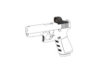 Kolimátor Vector Frenzy 1x16x21 Glock MOS