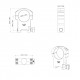 Vector 30mm krúžky 1.4" vysoké