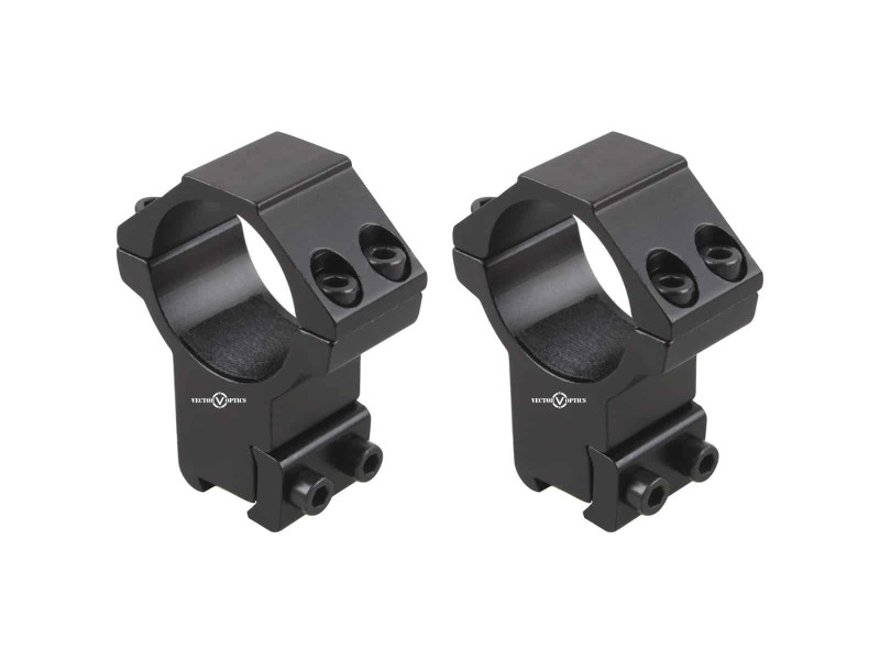 Vector Optics 25,4mm krúžky na 11mm drážku vysoké