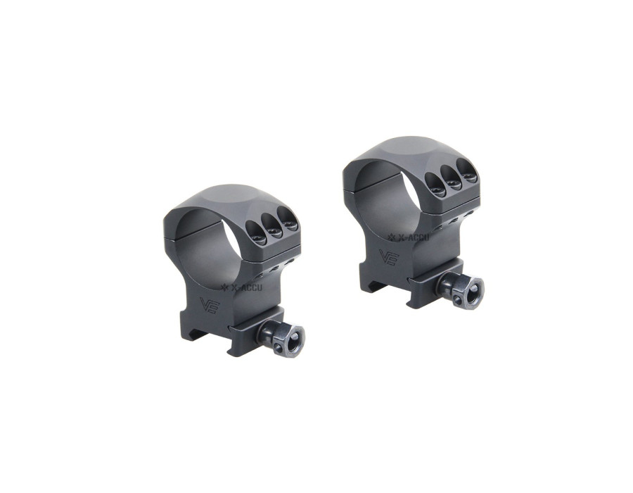 Vector scope rings 30mm X-Accu 1,25" medium