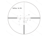 Puškohľad Vector Optics Continental x8 1-8x24i ED Fiber