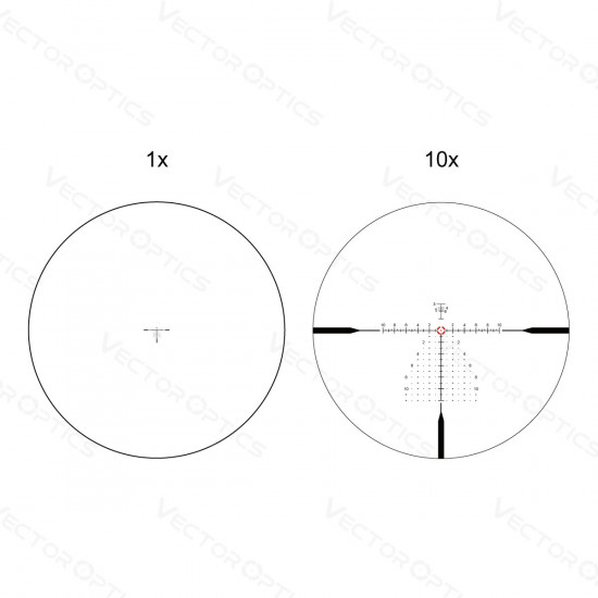 Puškohľad Vector Optics Continental 1-10x28 CTR FFP