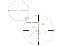 Riflescope Vector Optics Matiz 3-9x50 Fiber