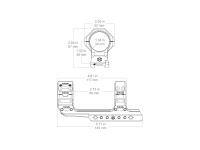 Vector Optics 34mm X-MOD 1.5" One Piece Extended Picatinny Mount
