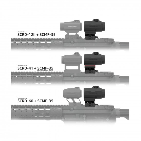 Vector Optics 3x Magnifier Maverick IV Mini