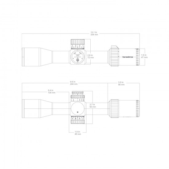 Puškohľad Vector Optics Tauron 4-16x44 HD FFP