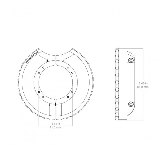 Vector Optics Tauron koleso bočného ostrenia (paralaxy)