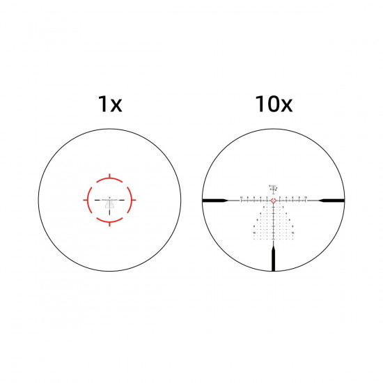 Puškohľad Vector Optics Continental x10 1-10x28 ED RAR-C FFP