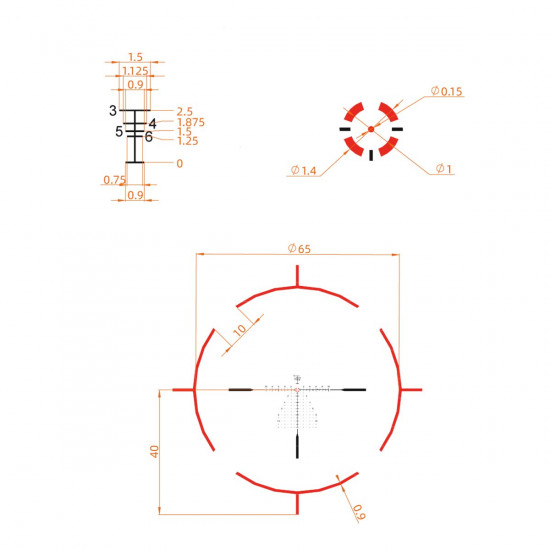 Puškohľad Vector Optics Continental x6 2-12x44 RAR FFP