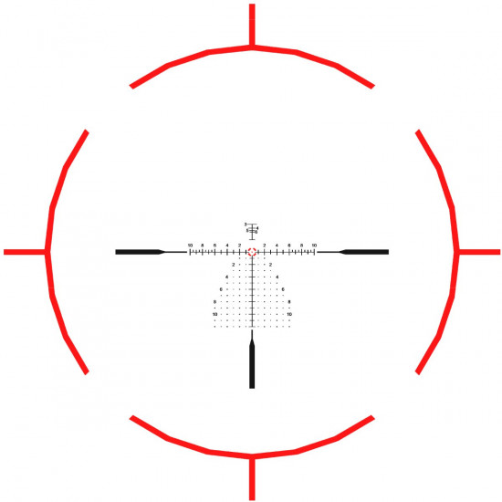 Puškohľad Vector Optics Continental x6 2-12x44 RAR FFP