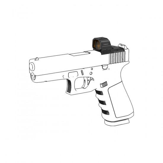 Kolimátor Vector Frenzy 1x16x21 Glock MOS