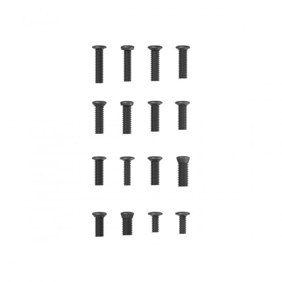 Vector Optics sada oceľových TORX skrutiek 5,0 / 5,5 mm – 16 ks