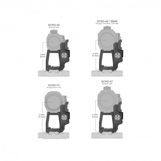 Vector Optics Montáž pre Scrapper + Magnifier